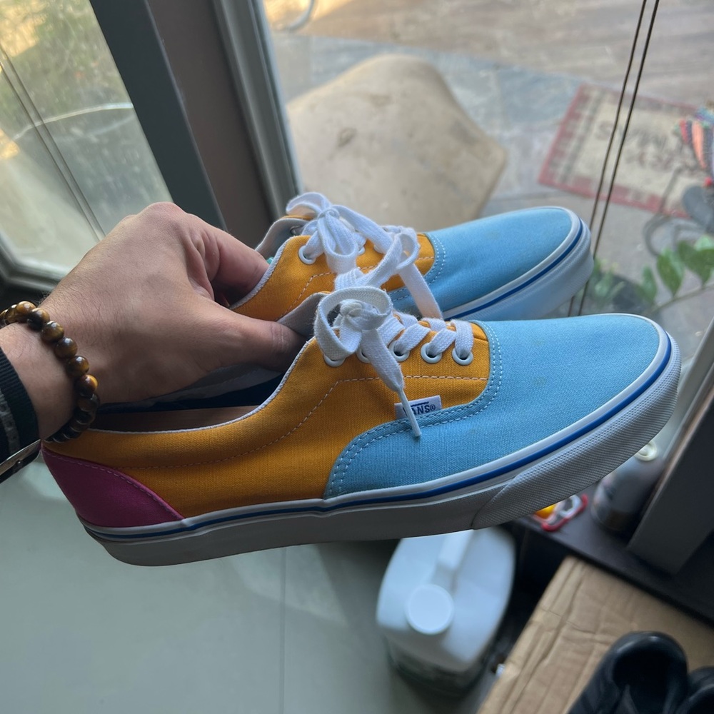 Vans Era All Canvas Multi Low Top Tri Color Yello… - image 1